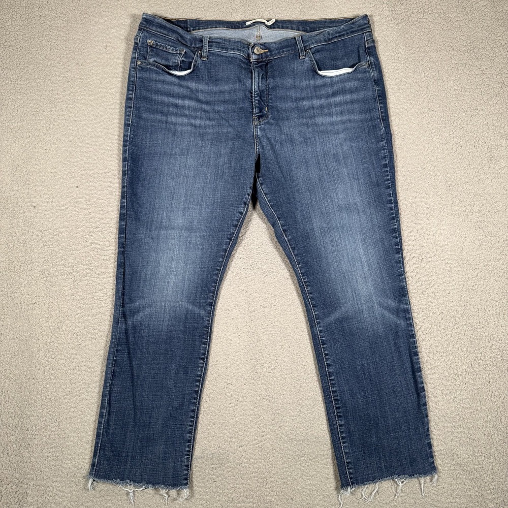 Levis Jeans Womens 22W 38x27 Blue 311 Shaping Skinny Denim 5 Pocket Preppy Logo
